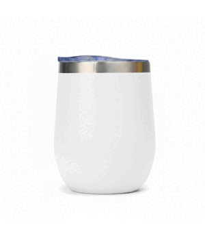 Coctelera Térmica Blanca, 12oz (Láser)