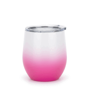 Coctelera Térmica Blanco/Rosada, 12oz
