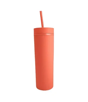 Skinny-Tumbler, Coral, 16oz Skinny Tumbler, Coral, 16oz