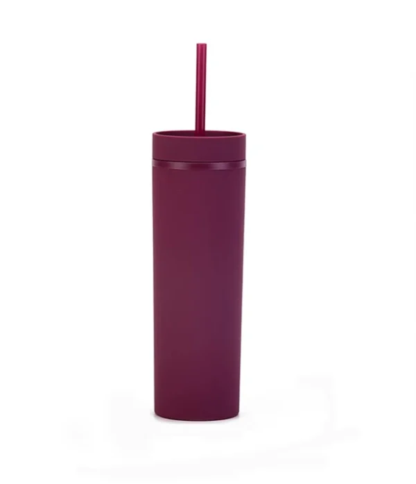 Skinny Tumbler, Magenta, 16oz