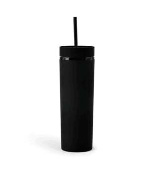 Skinny-Tumbler,-Negro-16oz Skinny Tumbler, Negro 16oz