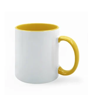 Taza Interior, Amarillo, 11oz Taza Interior, Amarillo, 11oz