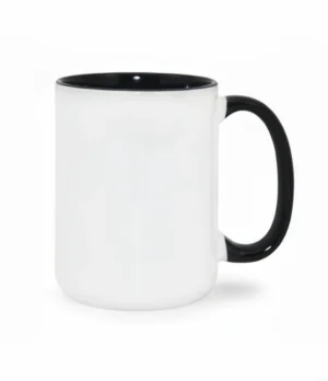 Taza Interior, Negro, 15oz