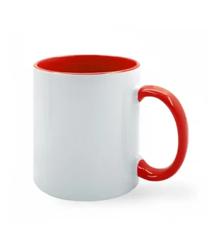 Taza Interior Rojo, 11oz