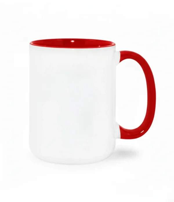 Taza Interior, Rojo, 15oz