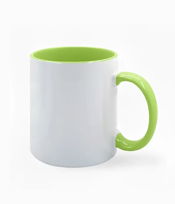 Taza Interior  Verde Claro, 11oz