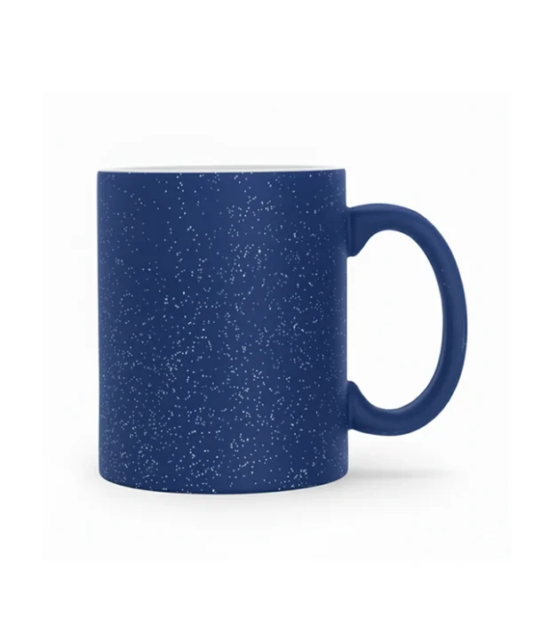 Taza Mágica Escarchada Azul, 11oz