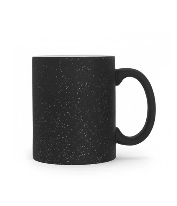 Taza Mágica Escarchada Negra, 11oz Taza Mágica Escarchada Negra, 11oz