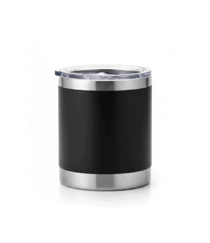 Vaso Térmico Recto, Negro, 20oz