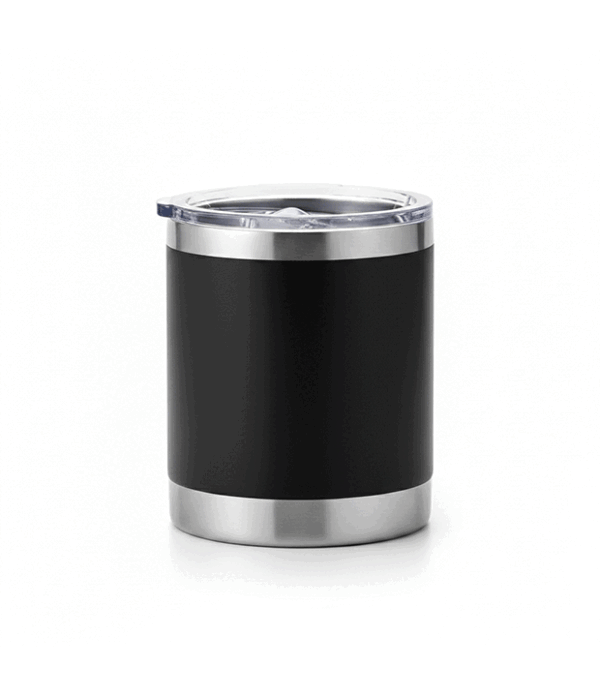 Vaso Térmico Recto, Negro, 20oz