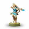Figuras Amiibo de The Legend of Zelda Breath of the Wild sobre una base de exhibición