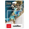 Figuras Amiibo de The Legend of Zelda Breath of the Wild sobre una base de exhibición