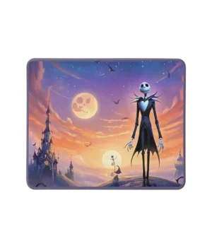 Mousepad personalizado con el diseño de Jack Skellington de The Nightmare Before Christmas.