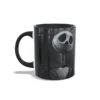 Taza de cerámica con diseño de Jack Skellington de The Nightmare Before Christmas para Halloween.